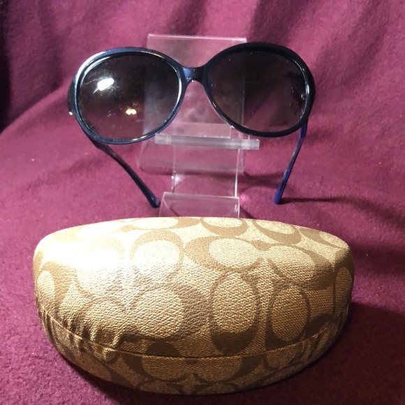 Authentic Coach Blue Sunglasses with Case. - Picture 2 of 4